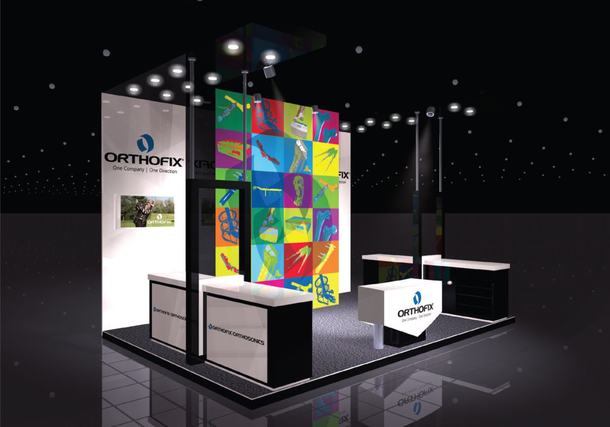 Orthofix exhibition graphic left